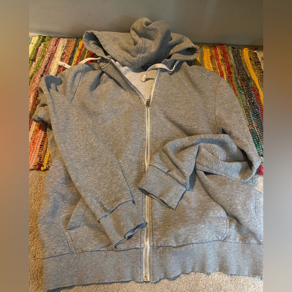 Gray H&M zip up hoodie